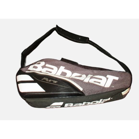 Babolat Handbags - Babolat Pure Grey 3 Racquet Holder Tennis Bag Carry Case